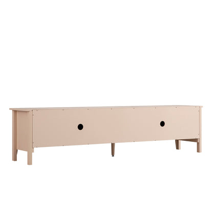 Oakham 180cm Wide TV Unit, Nude Pink