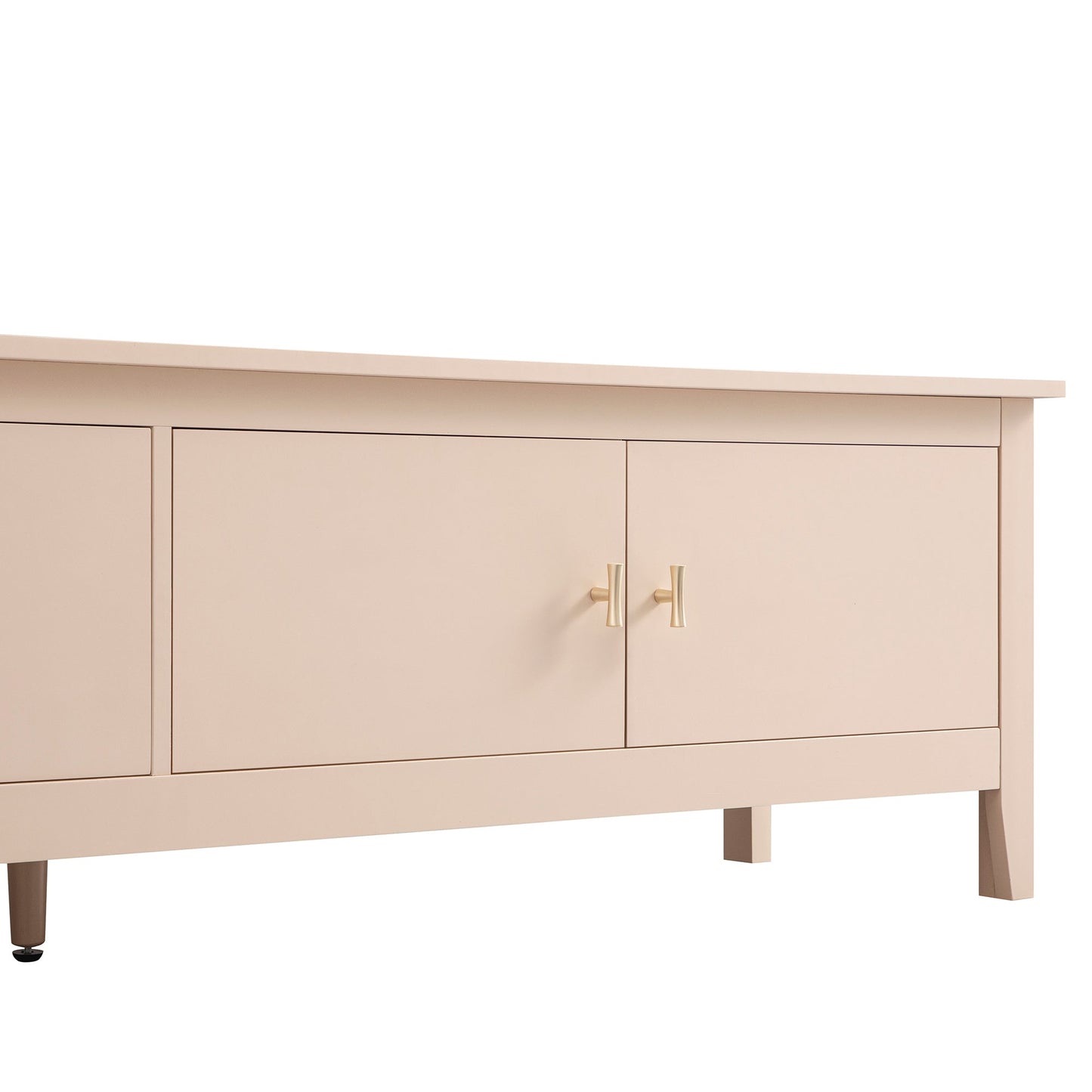 Oakham 180cm Wide TV Unit, Nude Pink