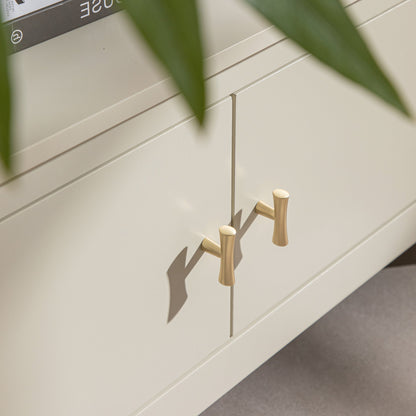 Oakham 180cm Wide TV Unit, Shaded White