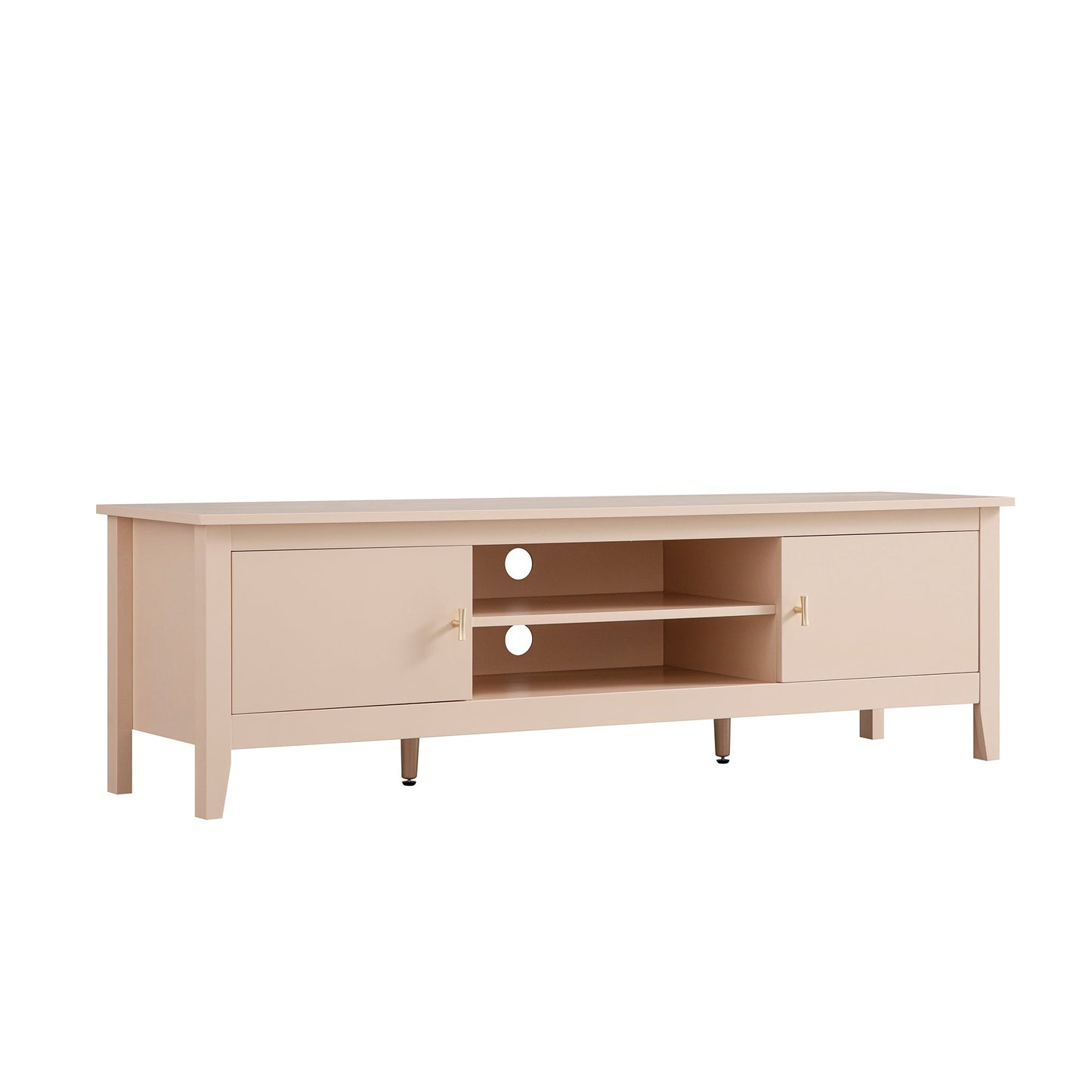 Oakham 150cm TV Unit, Nude Pink