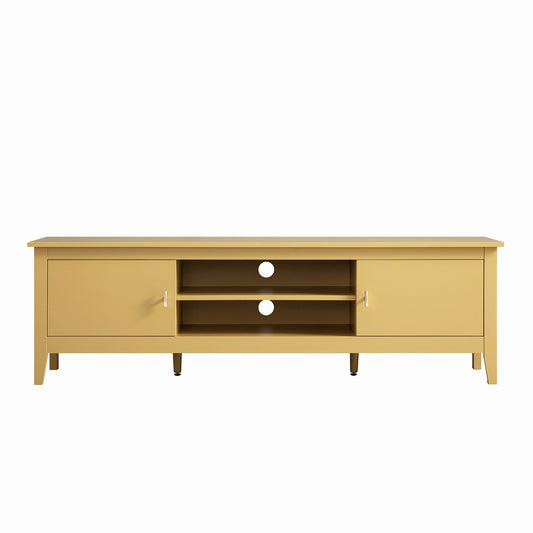 Oakham 150cm TV Unit, Rattan Yellow