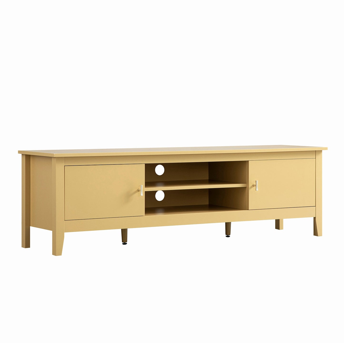 Oakham 150cm TV Unit, Rattan Yellow
