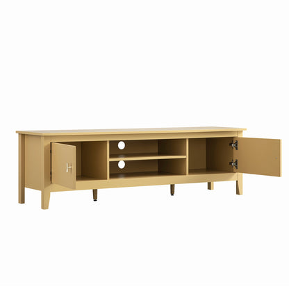 Oakham 150cm TV Unit, Rattan Yellow