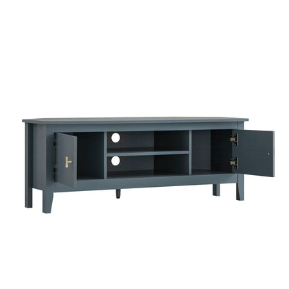Oakham 120cm Corner TV Unit, Stormy Blue