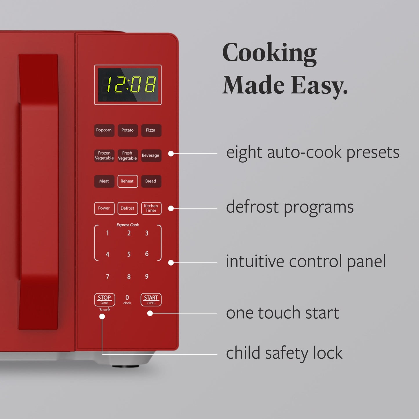 Farberware 700-Watt Compact Countertop Microwave