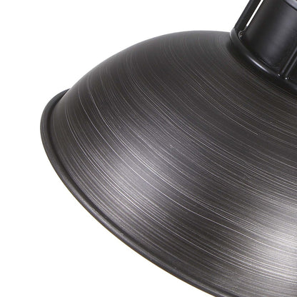 3-Light Industrial Farmhouse Dome Pendant Metal Linear Kitchen Island Pendant Light Oil Rubbed Bronze Finish