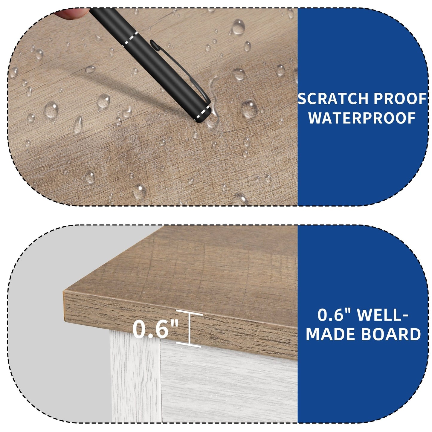 Farmhouse TV Stand for up to 65 TV with Doors and Open Shelves Media Console Power Outlet