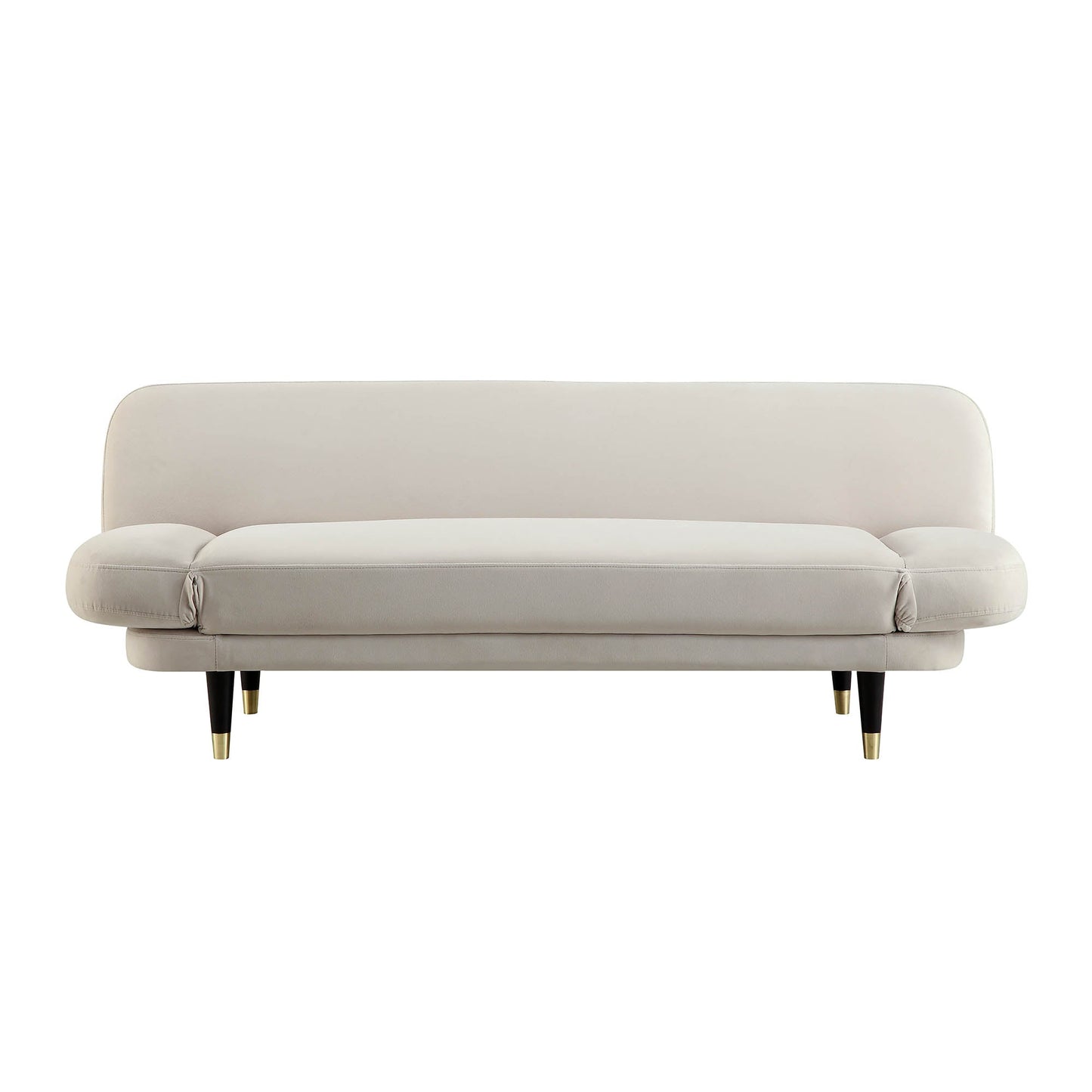 Solna 2-Seater Sofa Bed, Champagne Velvet