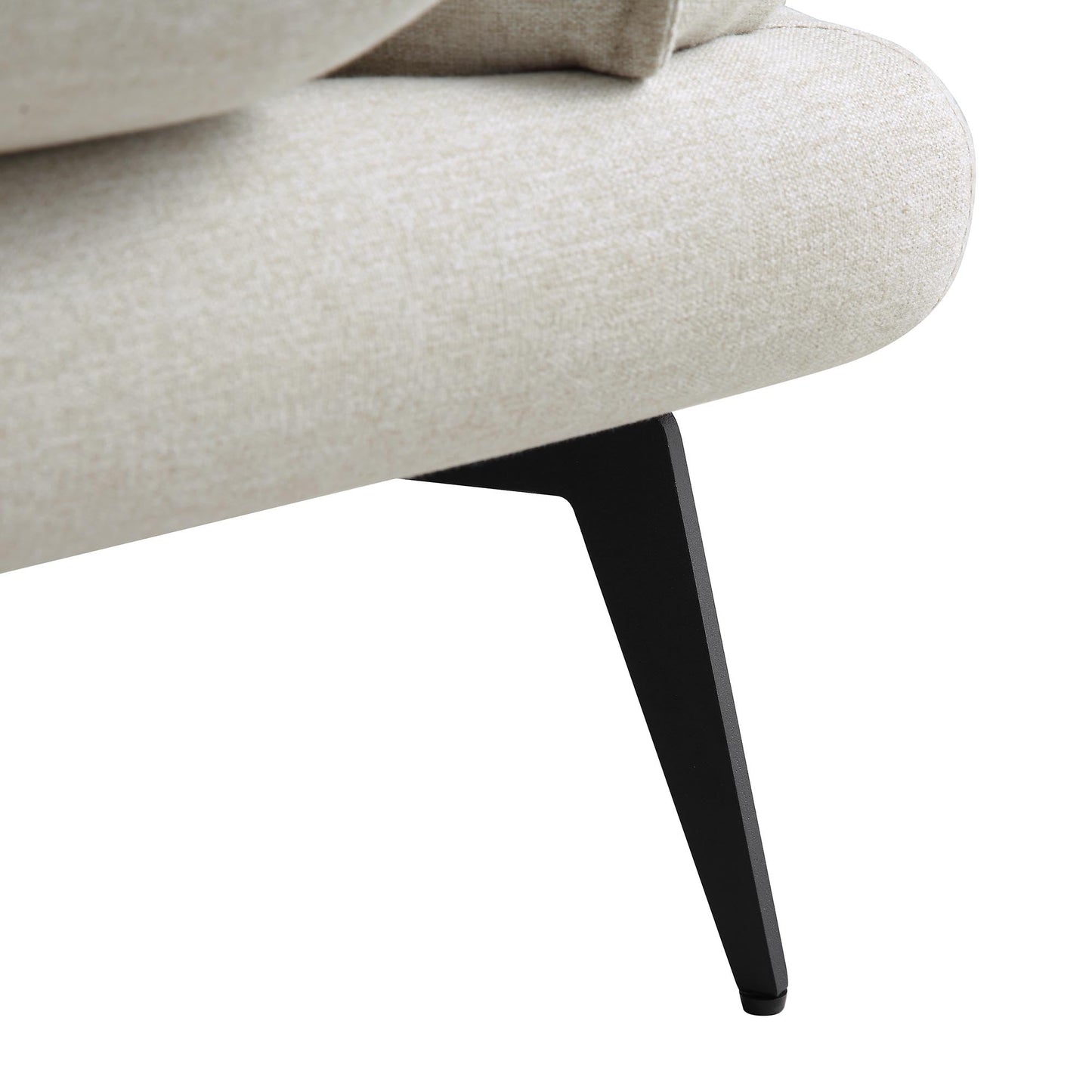 Obriel Oatmeal Fabric Sofa, 2-Seater