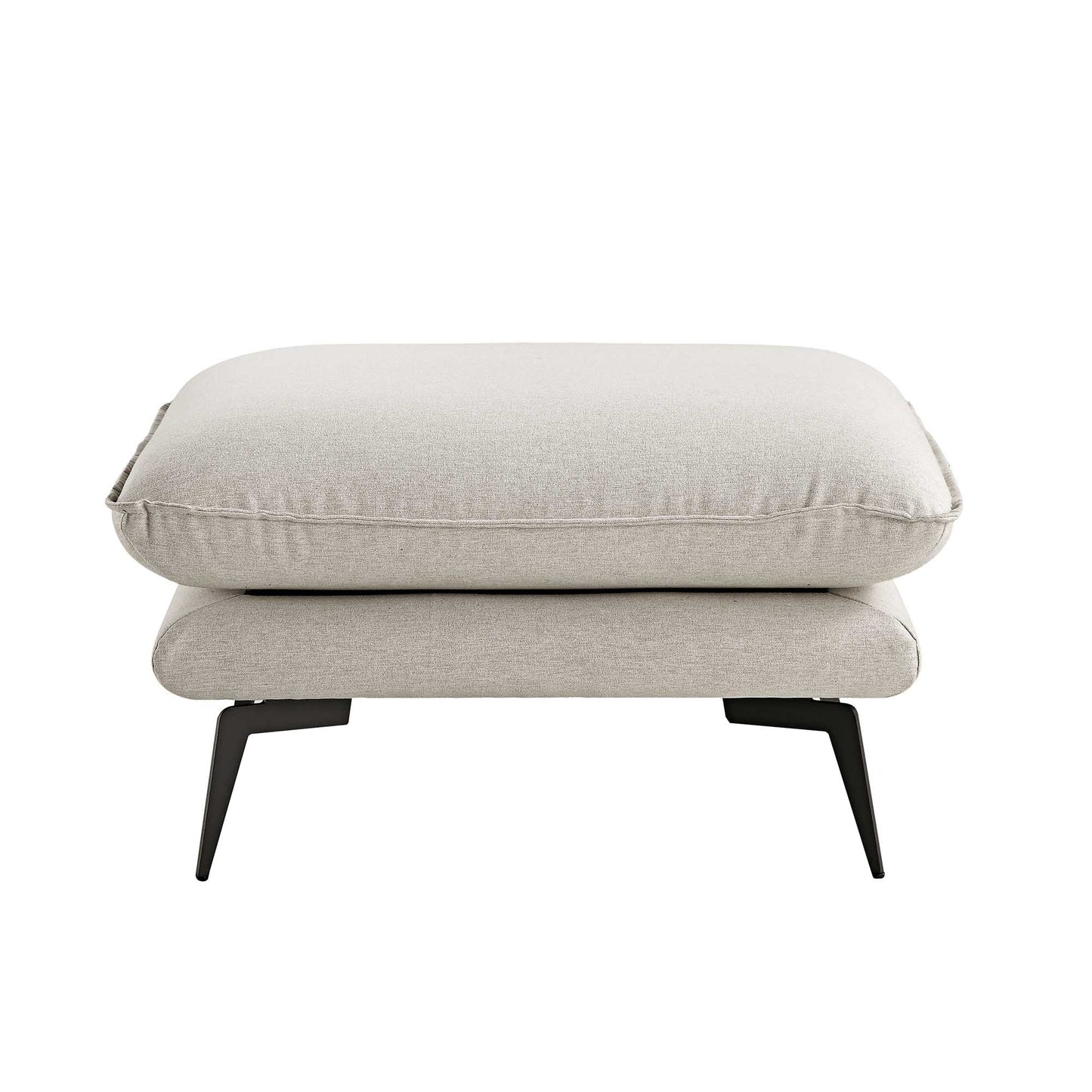 Obriel Oatmeal Fabric Footstool