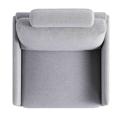 Timber Grey Marl Fabric Armchair