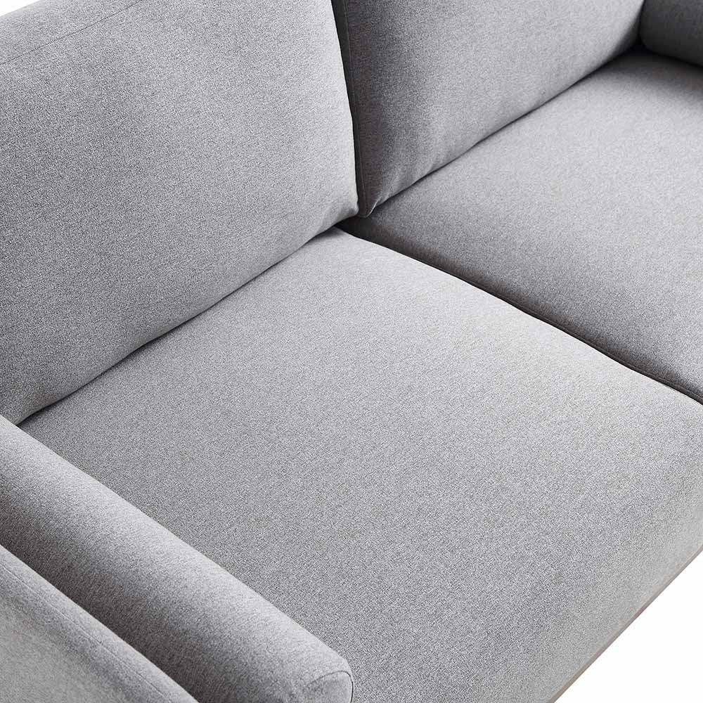 Timber Grey Marl Fabric Sofa, 2-Seater