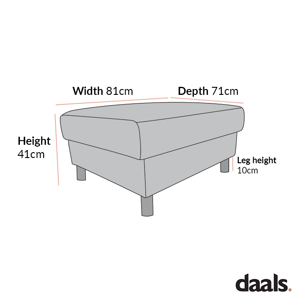 Timber Sage Green Fabric Storage Ottoman