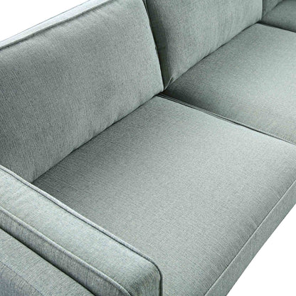 Dipley Sage Woven Fabric Grande Corner Sofa
