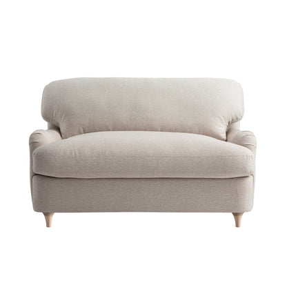 Daphnis Oatmeal Fabric Sofa Bed, Loveseat