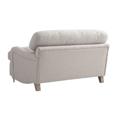 Daphnis Oatmeal Fabric Sofa Bed, Loveseat