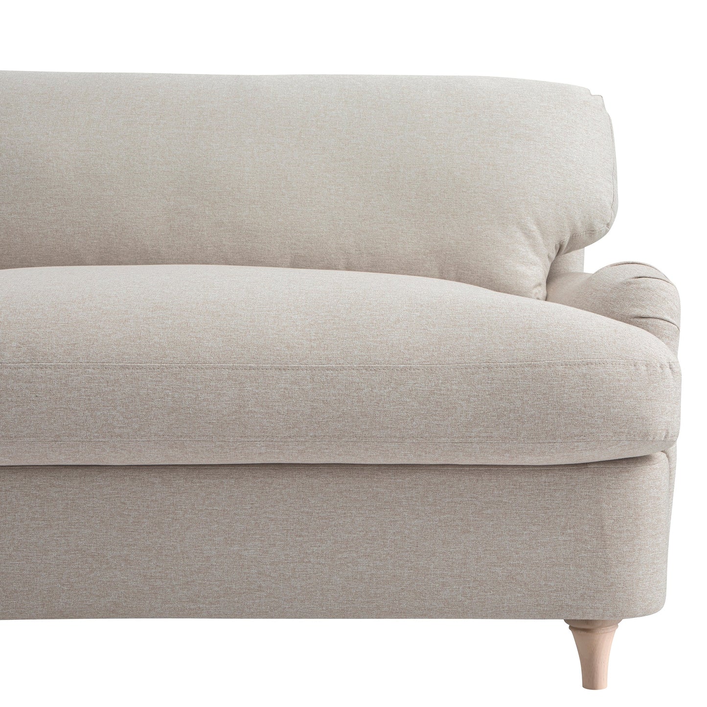 Daphnis Oatmeal Fabric Sofa Bed, Loveseat