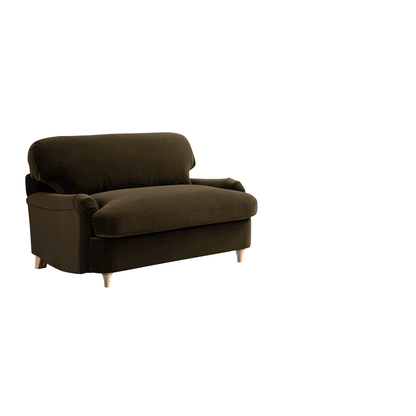 Daphnis Seaweed Velvet Sofa Bed, Loveseat