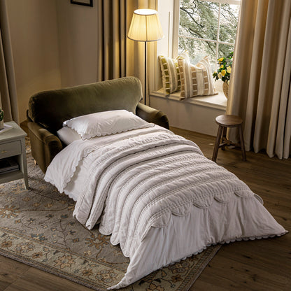 Daphnis Seaweed Velvet Sofa Bed, Loveseat