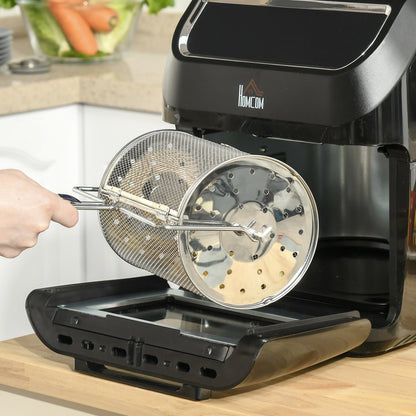 HOMCOM Large Air Fryer Oven with Family Size, Countertop Oven Cooking Gift - 12.5 x 13.25 x 14.5