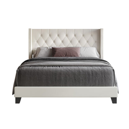 Homer Tufted Upholstered Panel Bed