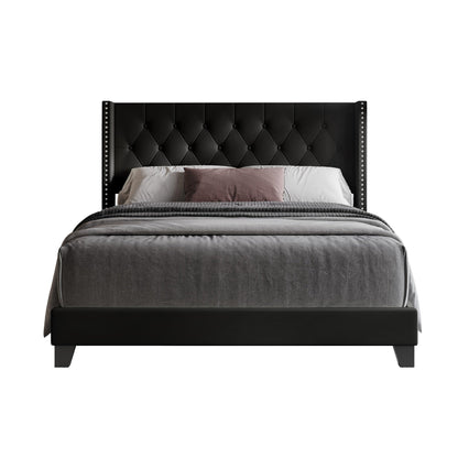 Homer Tufted Upholstered Panel Bed