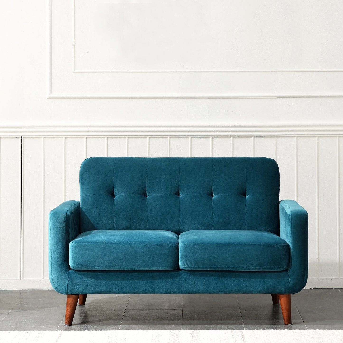 Clarence Sofa Range in Teal Blue Velvet