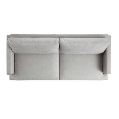 Haven Grey Fabric 3-Seater Sofa