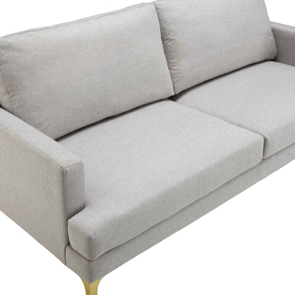 Haven Grey Fabric 3-Seater Sofa
