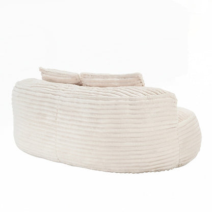 Lazy Sofa Durable Comfort Lounger High Back Bean Bag Chair Couch for Adults and Kids - 2 Seat