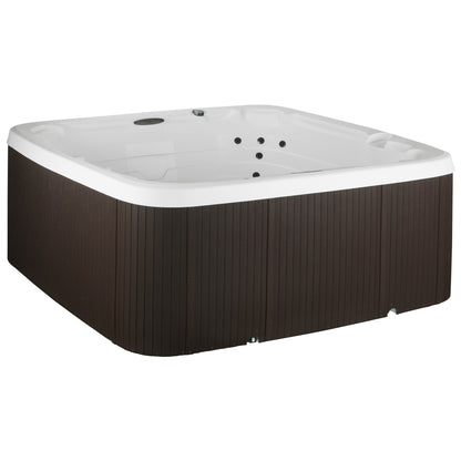Lifesmart LS450DX 7-Person 22-Jet 110v Plug and Play Spa with Waterfall