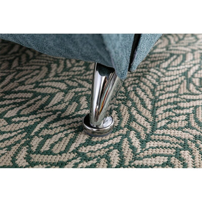 Linen Massage recliner Interior with remote control, ergonomic electric massage recliner, 5 modes