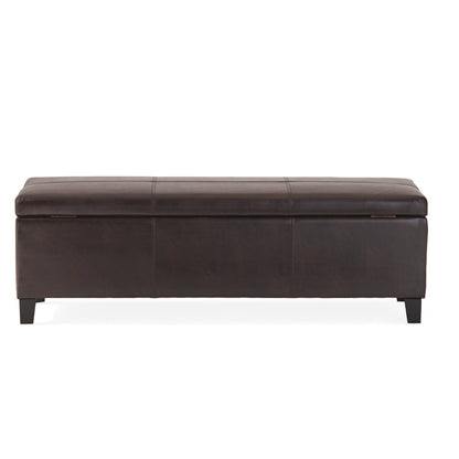 Lucinda Faux Leather Storage Bench by Christopher Knight Home - 51.25 L x 17.50 W x 16.25 H