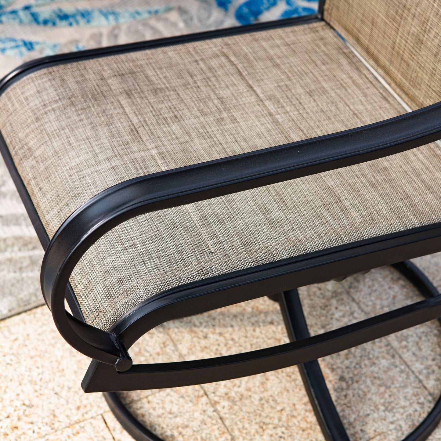 MAISON ARTS 8 PCS Patio Dining Set with 13ft Patio Umbrella