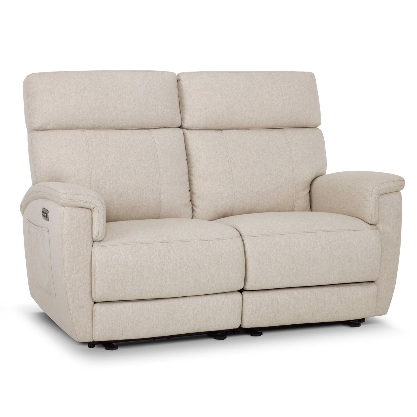 MCombo 60.2 Power Loveseat Recliner Sofa with Massage and Dual Heating, Adjustable Headrest, USB & Type C Port, Fabric