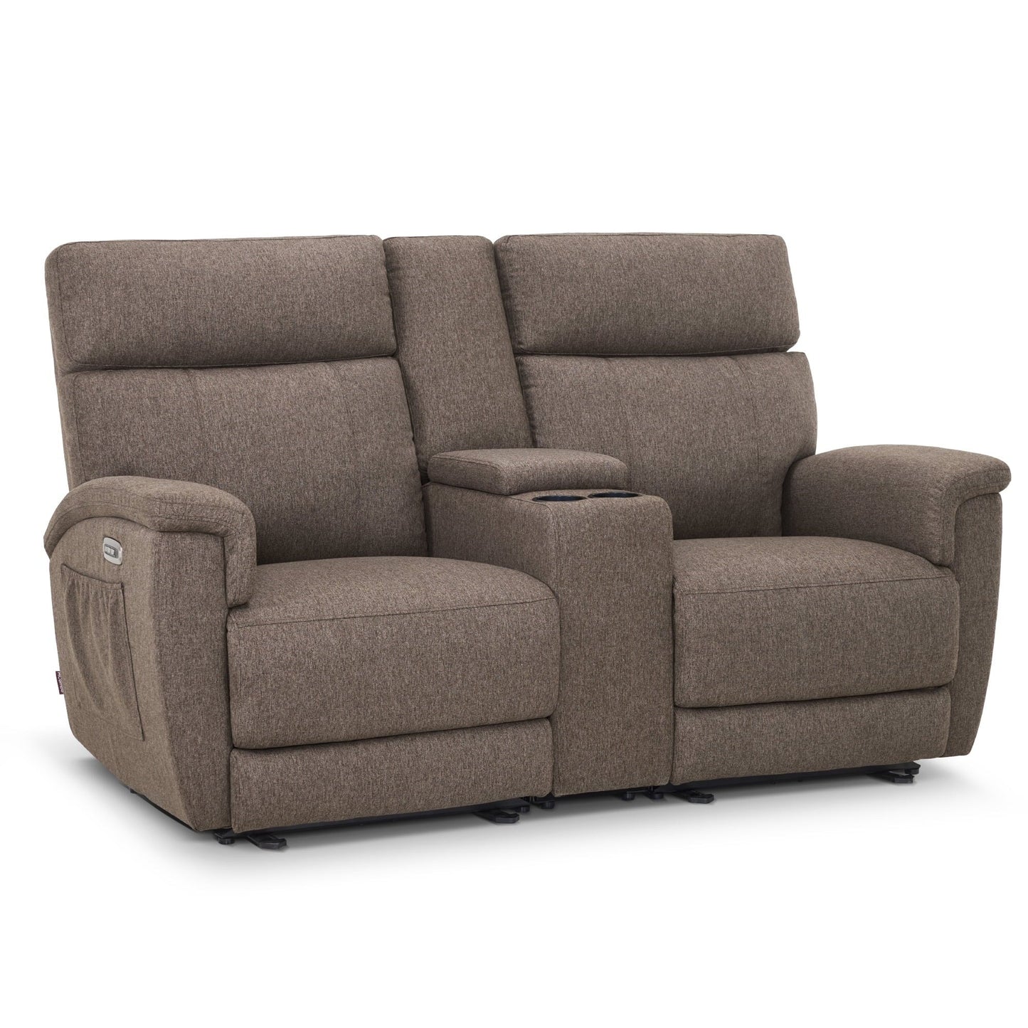 MCombo 60.2 Power Loveseat Recliner Sofa with Massage and Dual Heating, Adjustable Headrest, USB & Type C Port, Fabric