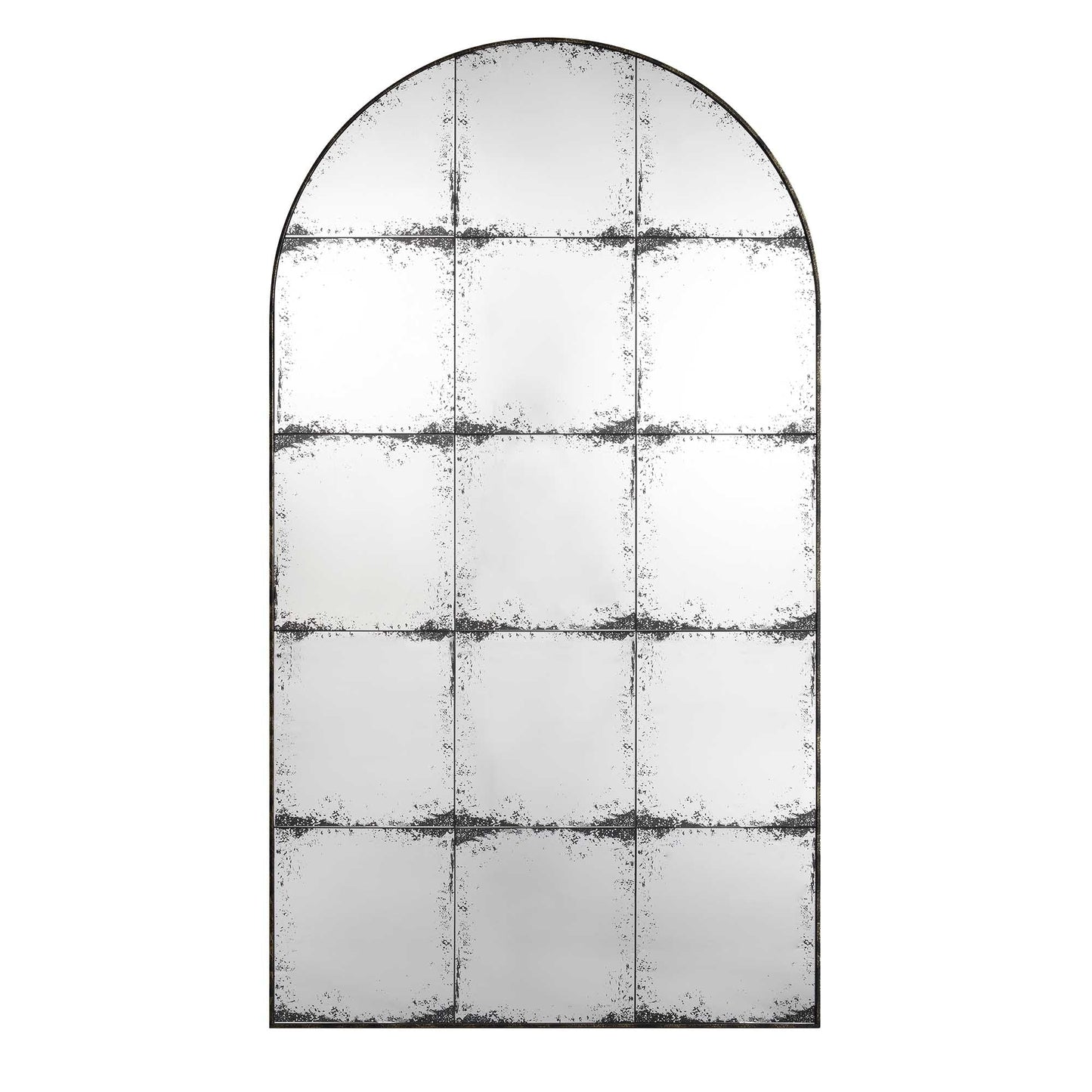 Bibury Antiqued Full Length Mirror Arched 180 x 100 cm