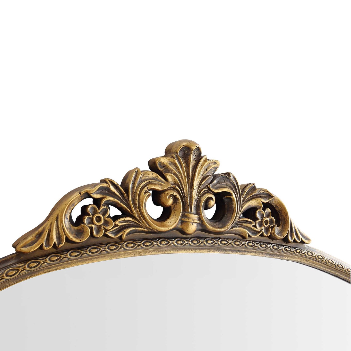 Mirabel Full Length Mirror 186 x 144 cm, Antique Gold Effect