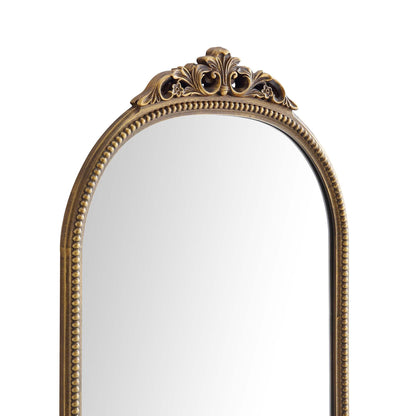 Mirabel Full Length Mirror 150 x 70 cm, Antique Gold Effect