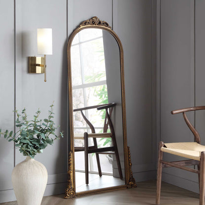 Mirabel Full Length Mirror 150 x 70 cm, Antique Gold Effect