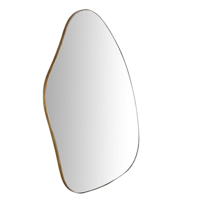 Pavia Irregular Shaped Extra Large Full Length Mirror 160 x 115 cm, Antique Gold