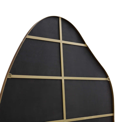 Pavia Irregular Shaped Extra Large Full Length Mirror 160 x 115 cm, Antique Gold