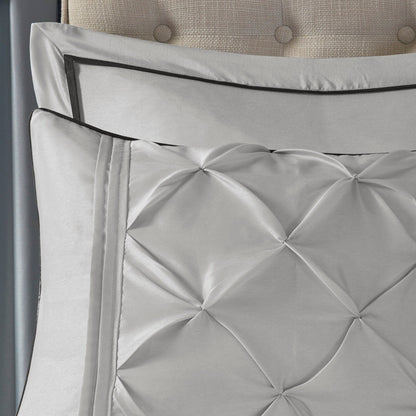 Madison Park Essentials Loretta 24-Piece Room in a Bag with Window Panels and Sheet Set