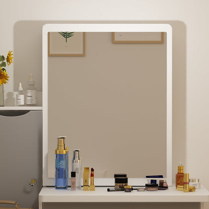 Makeup Vanity Set with Mirror and stool