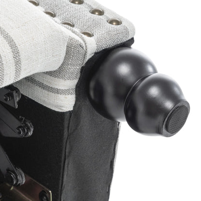 Manual Pushback Recliner Chairs with Nailhead Trim