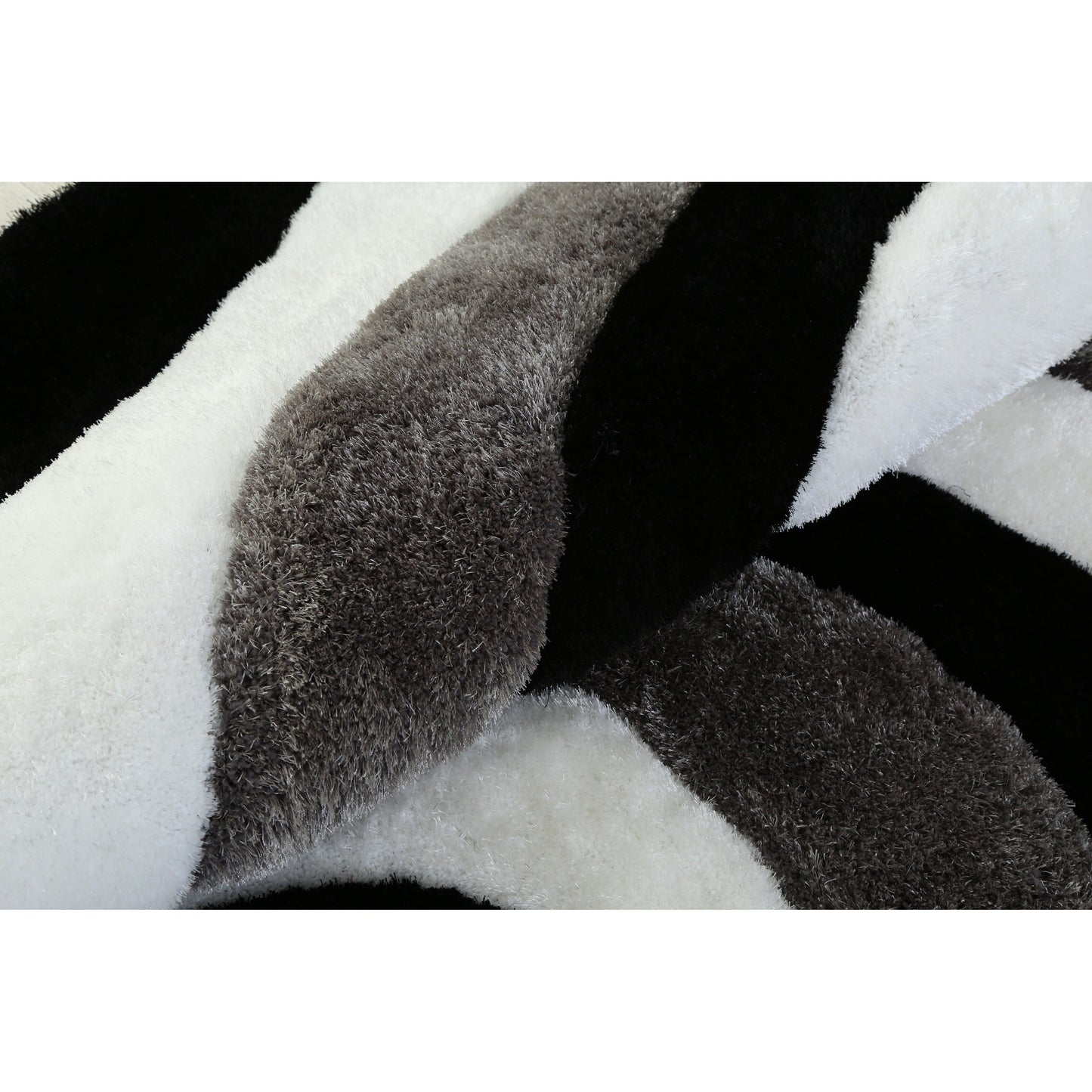 Mateos Shag Abstract Designed Area Rug