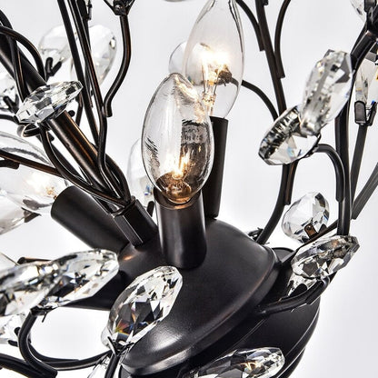 Maxax 4 - Light Unique Classic / Traditional Chandelier with Crystal Accents