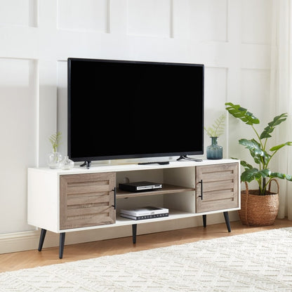 Mid-Century Modern TV Stand For TVs Up To 70 Entertainment Center Media Console - 20.5'' H X 59'' W X 15.5'' D