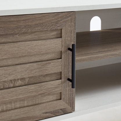 Mid-Century Modern TV Stand For TVs Up To 70 Entertainment Center Media Console - 20.5'' H X 59'' W X 15.5'' D