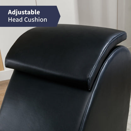 Mixoy Indoor Yoga Chair,Curved Yoga Chaise Lounge Chair for Adults Stretching Exercising Relaxing